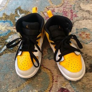 Nike Air Jordan basketball shoes, size 10C.  Like new!